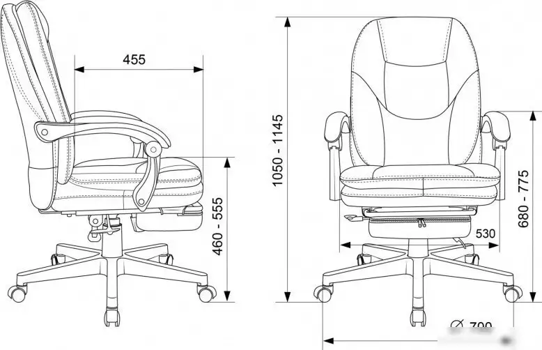 Офисное кресло Бюрократ CH-868N-BF (черный) – фото товара