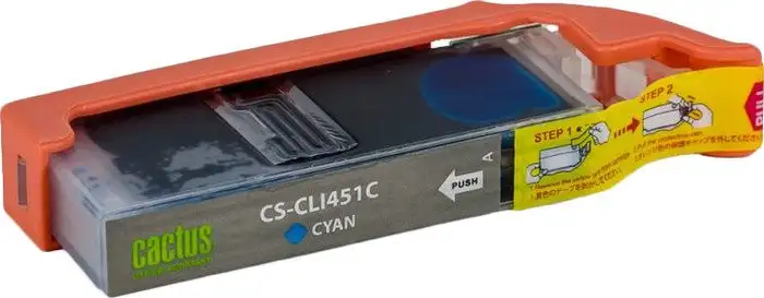 Картридж CACTUS CS-CLI451C (аналог Canon CLI-451C) – фото товара
