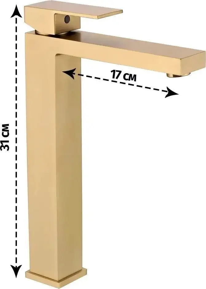 Смеситель Grocenberg GB3008 (золото матовый) - фото товара