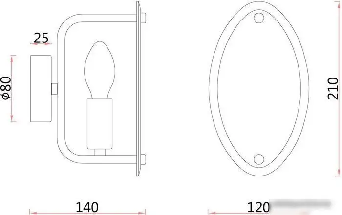 Бра F-Promo Ovate 4085-1W – фото товара
