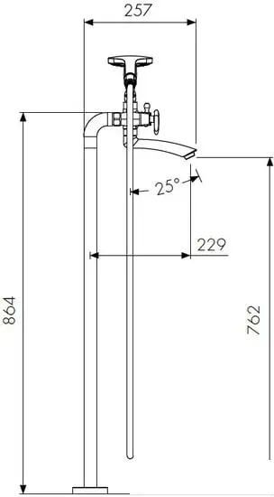Смеситель Kaiser Trio 57222 - фото товара