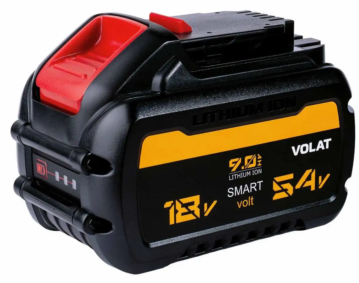 Аккумулятор VOLAT DEW-DCB606 (18В/9 Ah) – фото товара