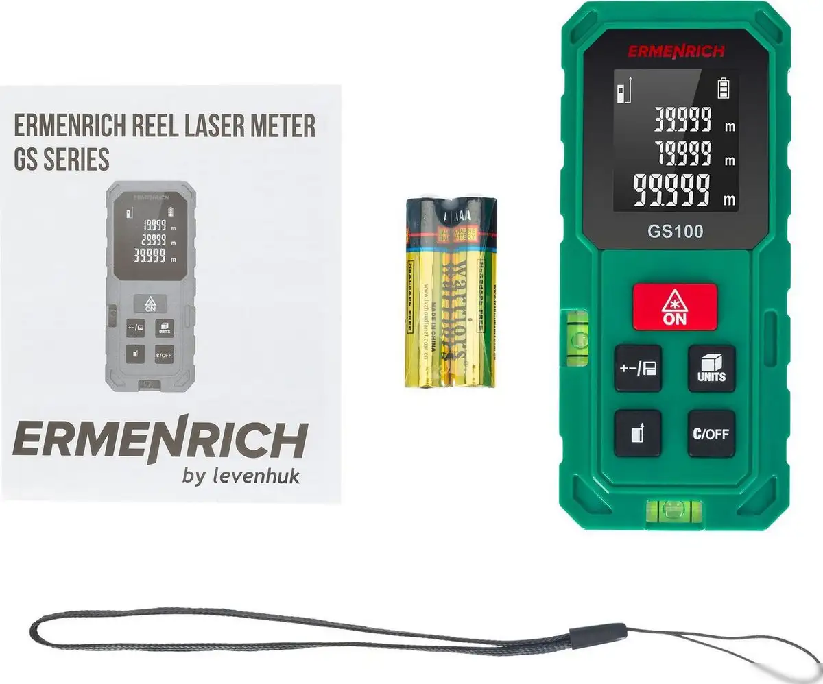 Лазерный дальномер Ermenrich Reel GS100 83082 – фото товара