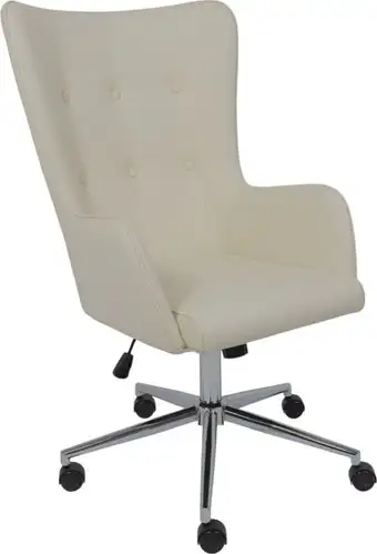 Офисное кресло AksHome Bella XL Chrome (Pegasso крем) – изображение в каталоге