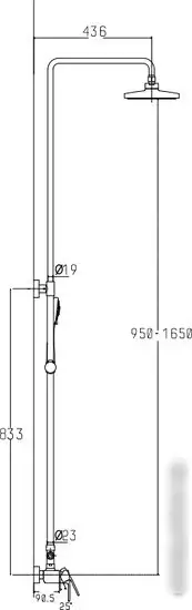 Душевая система Kaiser 68182 - фото товара