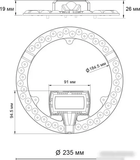 Светодиодная панель Novotech Vax 357752 – фото товара