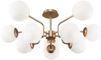 Люстра средней высоты Maytoni Erich MOD221PL-10G – изображение в каталоге