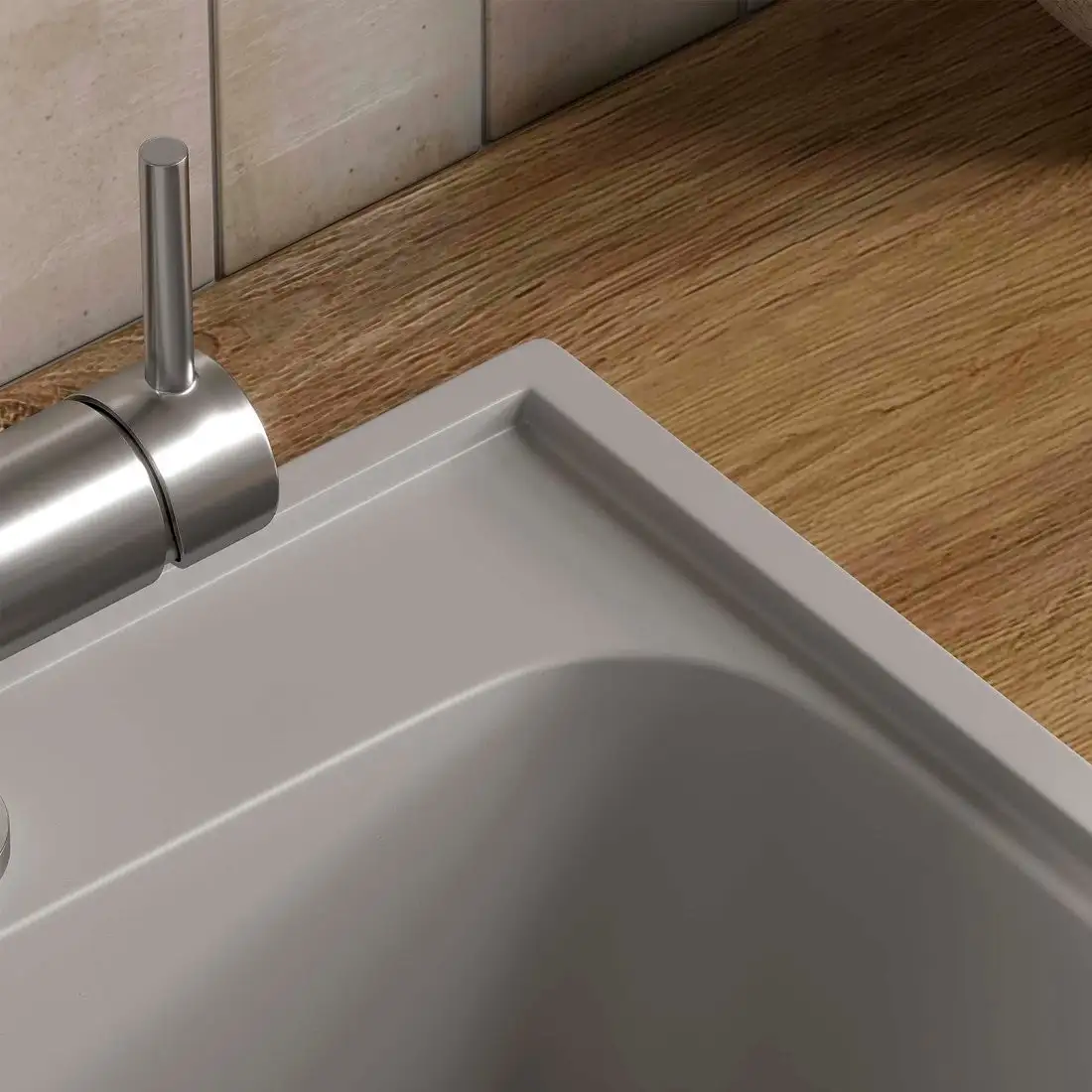 Кухонная мойка Reflexion Quadra RF0243GR - фото товара