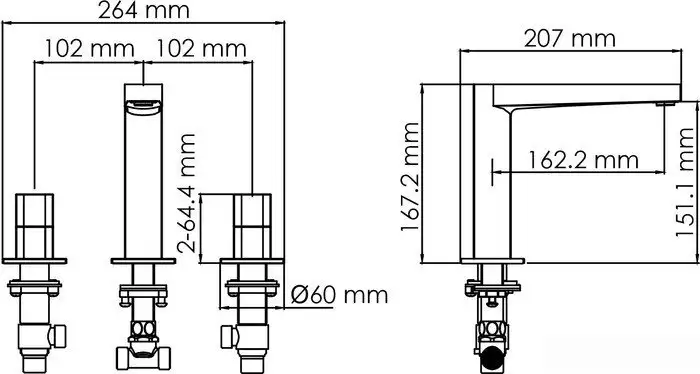 Смеситель Wasserkraft Naab 8635 - фото товара