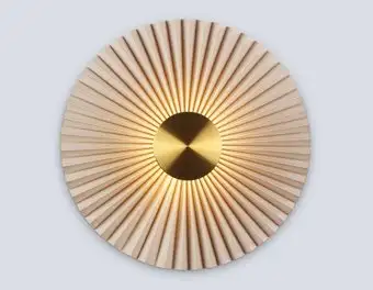 Бра Ambrella LH72643 BR/WH (латунь/бежевый) – изображение в каталоге