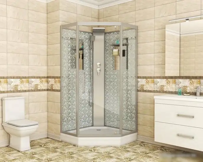 Душевая кабина Niagara NG-7717WBK 100x100x210 (прозрачное стекло) - фото товара