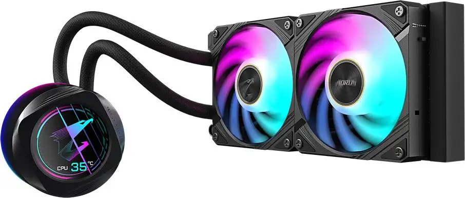 Жидкостное охлаждение для процессора Gigabyte Aorus Waterforce X II 240 – фото товара