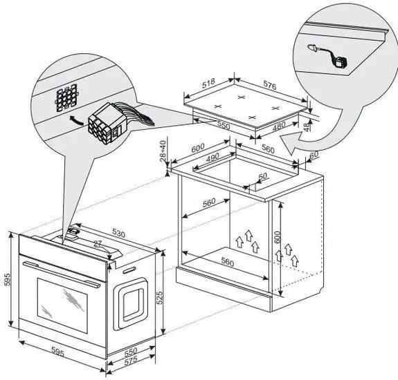 Электрический духовой шкаф Hansa BOES68460 - фото товара