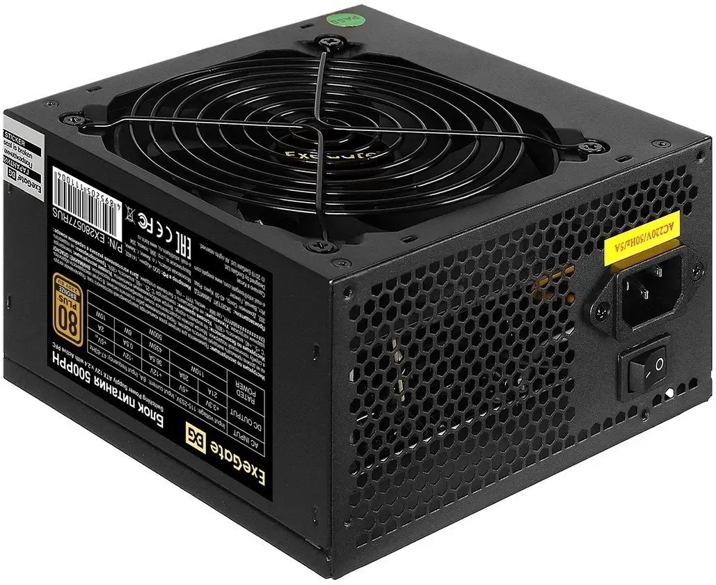 Блок питания ExeGate 500PPH-OEM EX280577RUS-OEM – фото товара