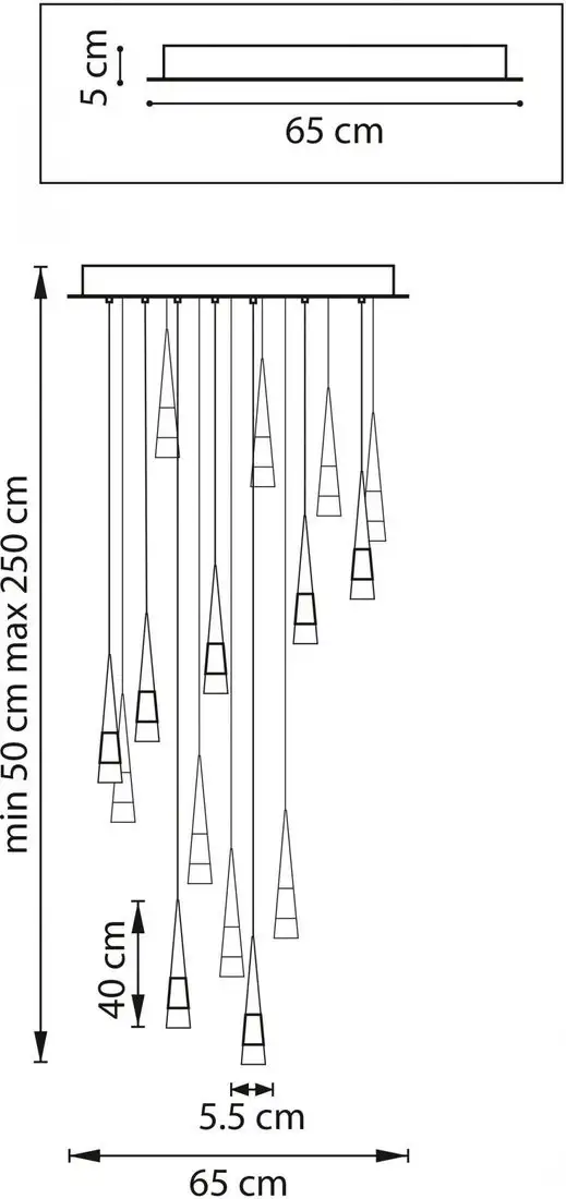 Подвесная люстра Lightstar Cone 757161 – фото товара