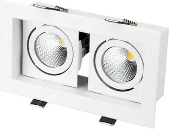 Точечный светильник Arlight CL-KARDAN-S180x102-2x9W Warm 024127 – изображение в каталоге