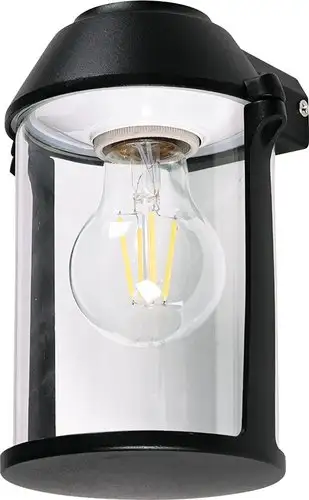 Уличный настенный светильник Arte Lamp Minchir A8306AL-1BK – изображение в каталоге