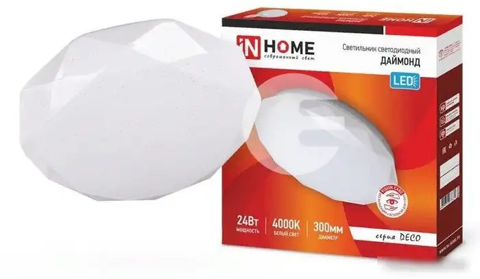 Припотолочная люстра In Home Deco Даймонд 4690612033730 – фото товара