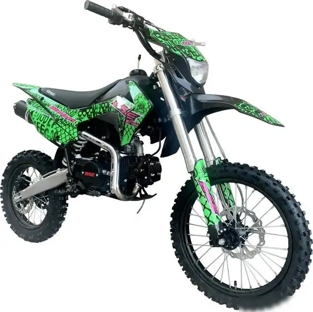 Мотоцикл BSE EX 17/14 Max13 (зеленый/розовый/неон) – фото товара