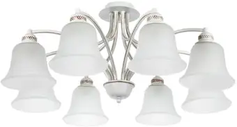 Люстра средней высоты Arte Lamp Emma A2713PL-8WG – изображение в каталоге