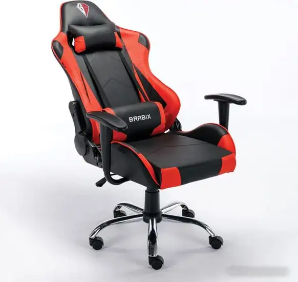 Офисное кресло Brabix Hunter Gm-130 532797 (черный/красный) – фото товара