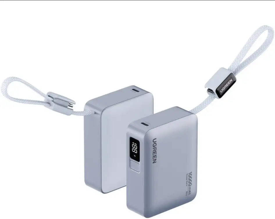 Внешний аккумулятор Ugreen PB584 75173B 10000mAh (серый, китайская версия) – фото товара