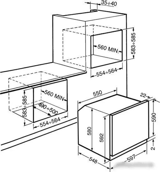 Электрический духовой шкаф Smeg SF800AVO - фото товара
