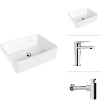 Умывальник Lauter 21675 + Sky 21CK533C с сифоном 21635CH (хром) - изображение в каталоге
