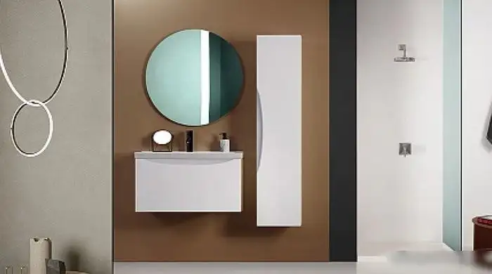 Мебель для ванных комнат Belux Тумба под умывальник Тобаго НП 80-01 (1 белый глянцевый) – фото товара