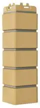 Наружный угол для сайдинга Grand Line Клинкерный кирпич песочный (Design 7006) – изображение в каталоге
