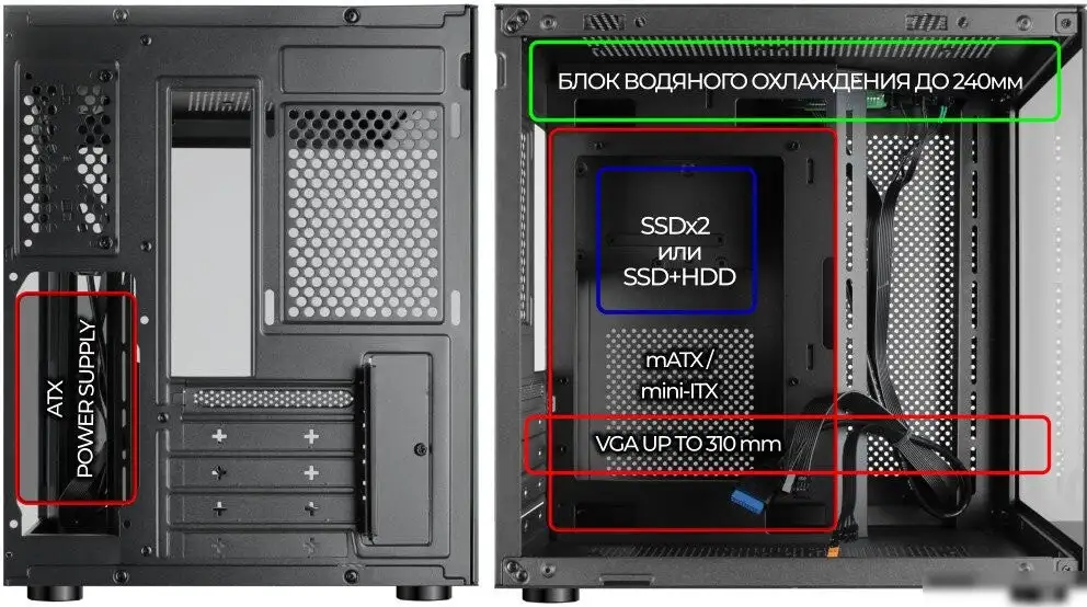 Корпус Ginzzu V100 – фото товара