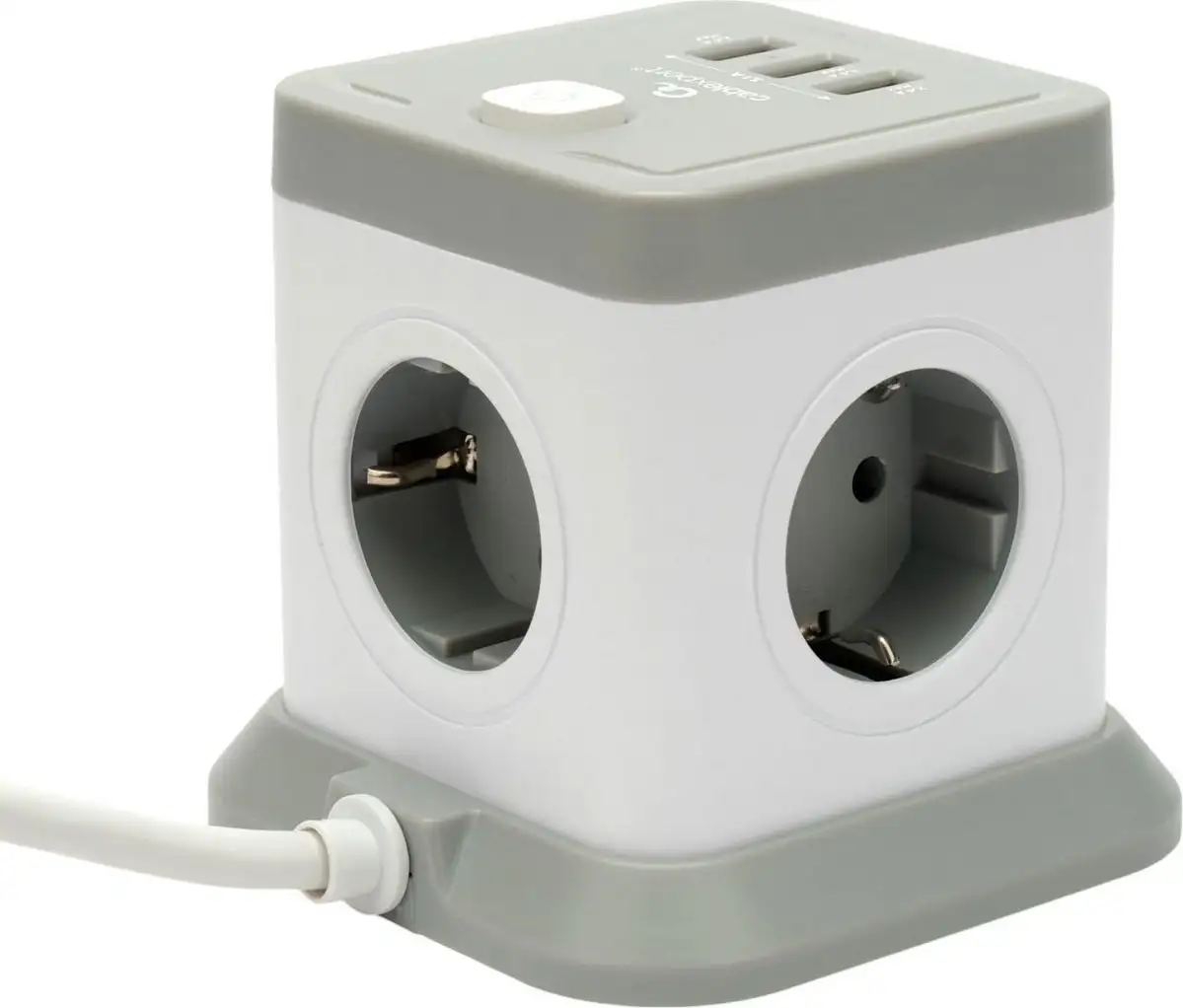 Сетевой фильтр Cablexpert TWR-4-U3-W-3 – фото товара