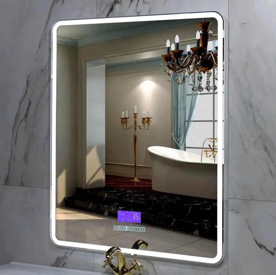 Пекам Зеркало Marta 1 60x80 marta1-60x80M (с подсветкой,с многофункциональной панелью) – фото товара