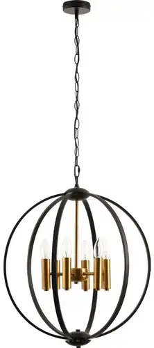 Подвесная люстра Arte Lamp Castula A7013SP-6BK – изображение в каталоге
