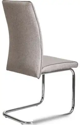 Стул AksHome Ronald (бежевая ткань Seattle-001/хром)