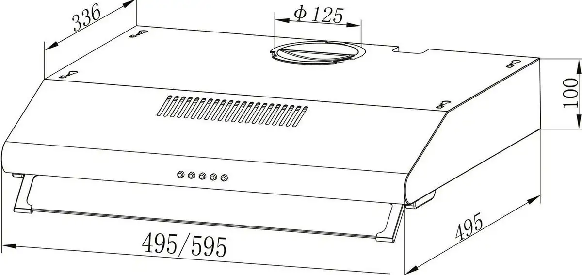 Кухонная вытяжка Making Oasis Everywhere UP-60B - фото товара