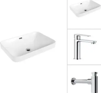 Умывальник Lauter 21441B + Moon 21СK691C с сифоном 21635CH (хром) - изображение в каталоге