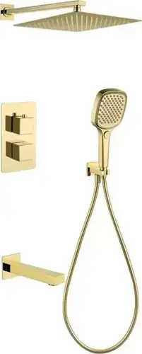 Душевая система Grocenberg GB5050 с термостатом (золото глянец) - изображение в каталоге
