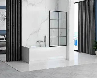 Стеклянная шторка для ванны Cerutti Spa Muza F80 80x140