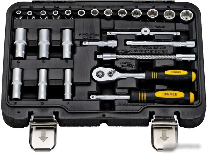 Универсальный набор инструментов Berger BG045-14 (45 предметов) – фото товара