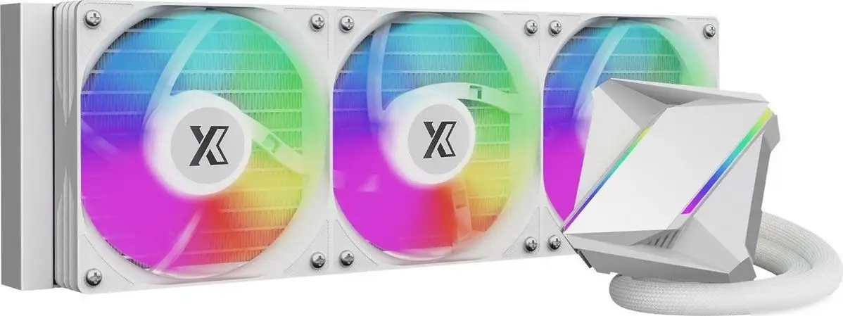 Система жидкостного охлаждения для процессора XASTRA LM360 ARGB WH – фото товара