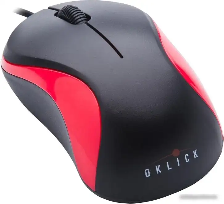 Мышь Oklick 115S (черный/красный) – фото товара