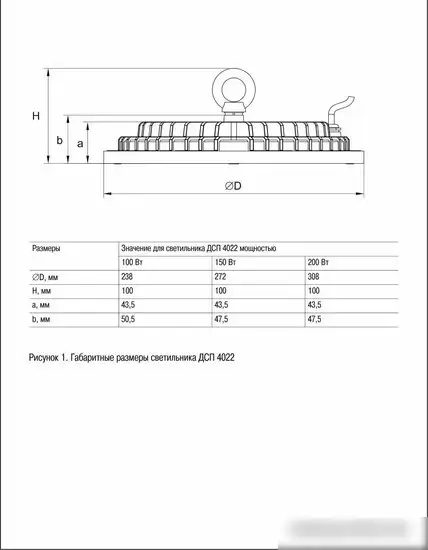 Светильник IEK LT-DSP0-4022-200-65-K02 – фото товара
