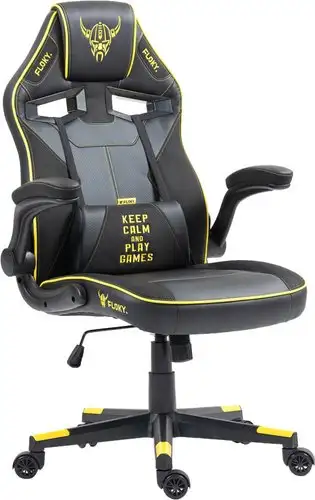 Игровое (геймерское) кресло FLOKY Asgard Yellow (желтый) – изображение в каталоге