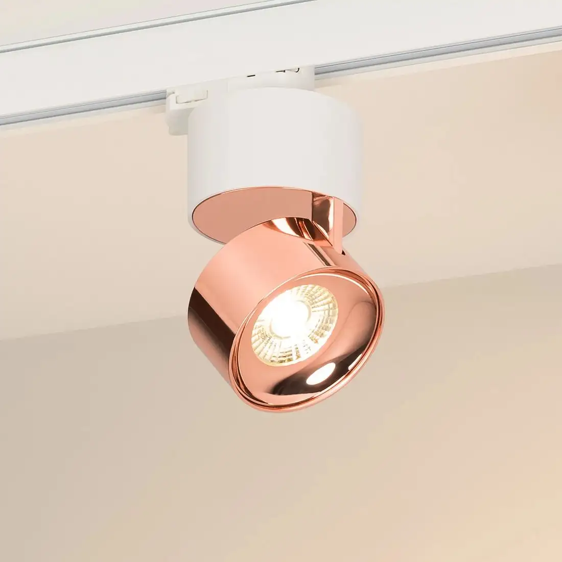 Трековый светильник Arlight SP-PLURIO-TRACK-4TR-R77-9W Warm3000 WH-COP 36deg 038116 – фото товара