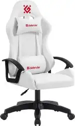 Игровое (геймерское) кресло Defender Lion (белый)