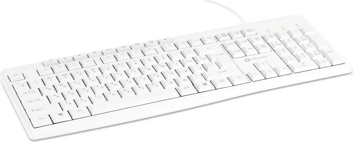 Клавиатура Oklick 305M (белый) – фото товара