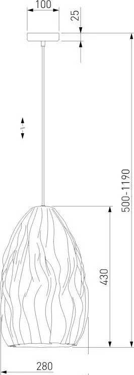 Подвесная люстра Евросвет 30186/1 (бежевый) – фото товара