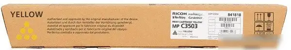 Картридж Ricoh MP C3503 Yellow [841818] – фото товара