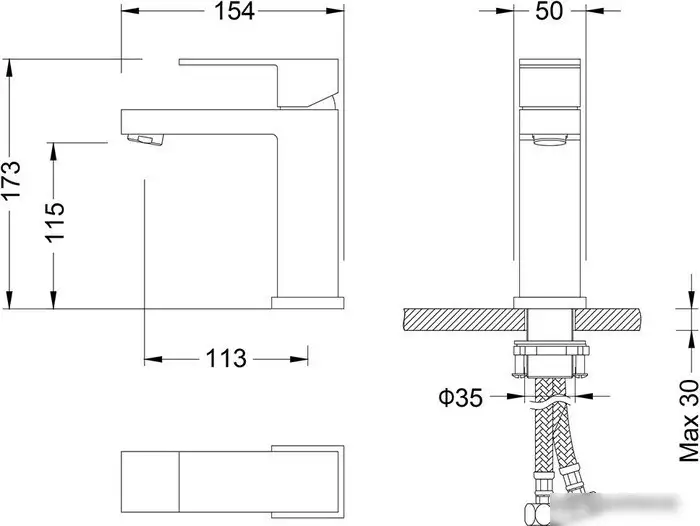 Смеситель Timo Selene 2061/17F (золото матовое) - фото товара